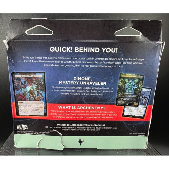 Magic The Gathering Duskmourne House Of Horror Commander Deck - Picture 4 of 9